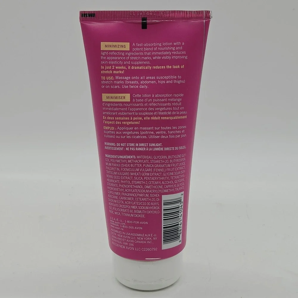 NEW Avon End Of The Line Stretch Mark Minimizing Lotion 6.7 oz Shea Butter